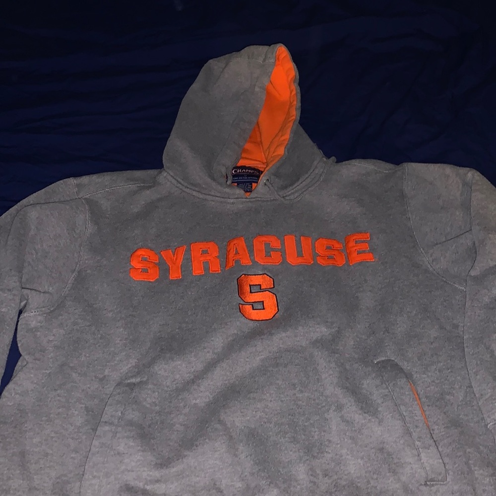 Grey Syracuse Hoodie